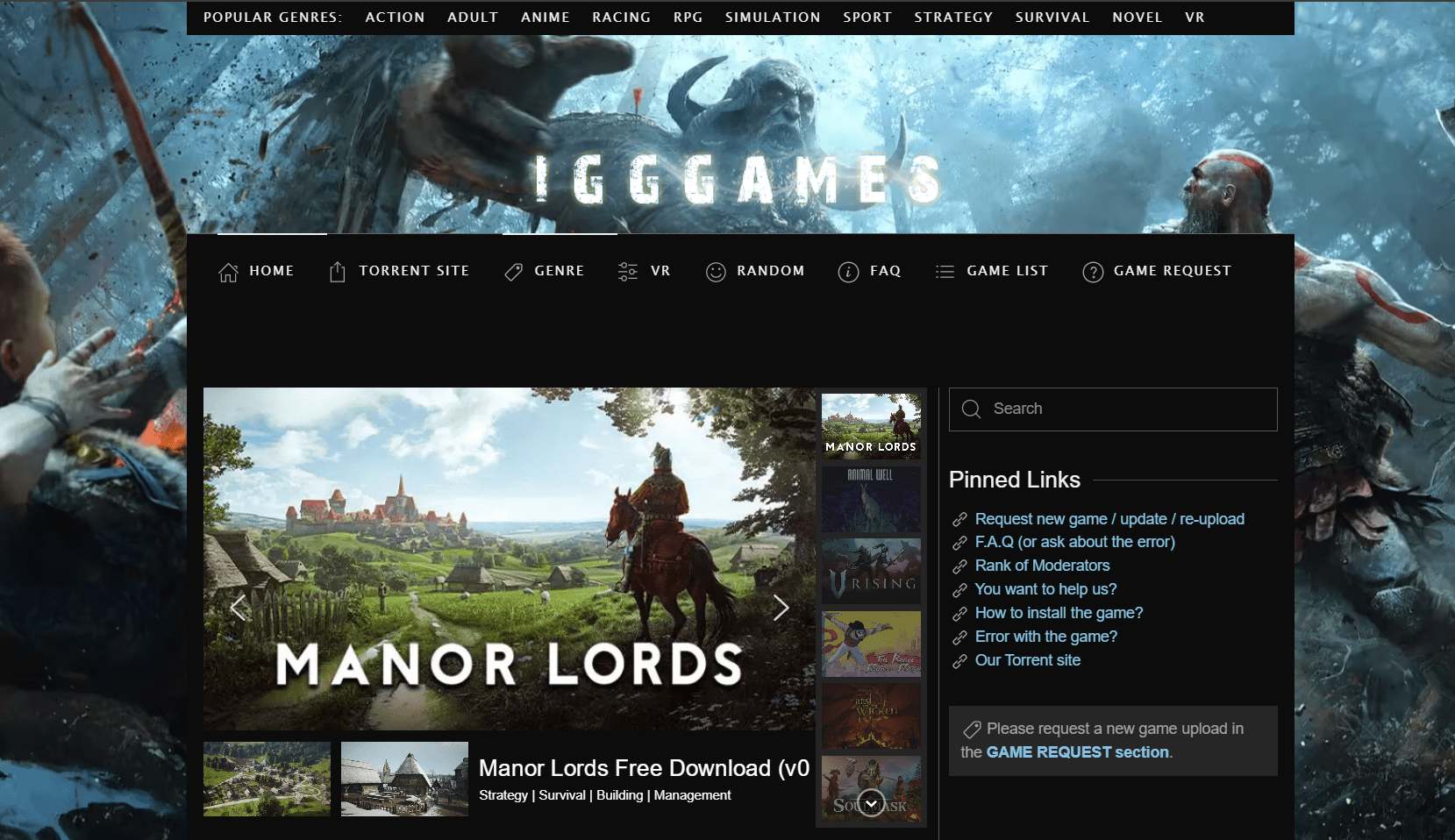 Liste Sites Jeux Vidéo Repack 4 Capture decran 2024 06 06 094704